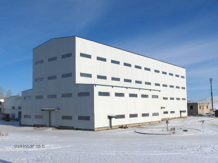 Structure steel workshop construction case in Mongolia